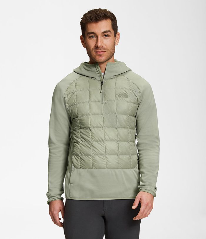 The North Face Winterjas Heren Thermoball Hybrid Eco 2.0 SEVW05187 - Groen